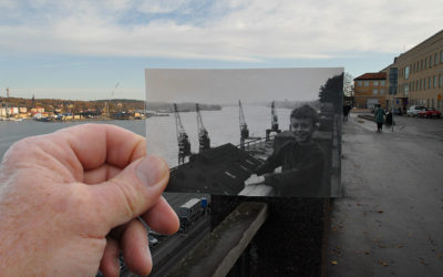 Utsikt från Fjällgatan ovanför Fotografiska
