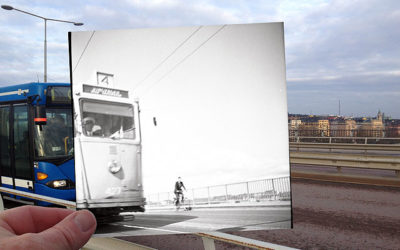 Med fyran över Västerbron